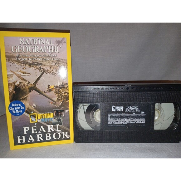60th Anniversary Pearl Harbor Commemorative VHS Gift Set National Geographic - Picture 9 of 9